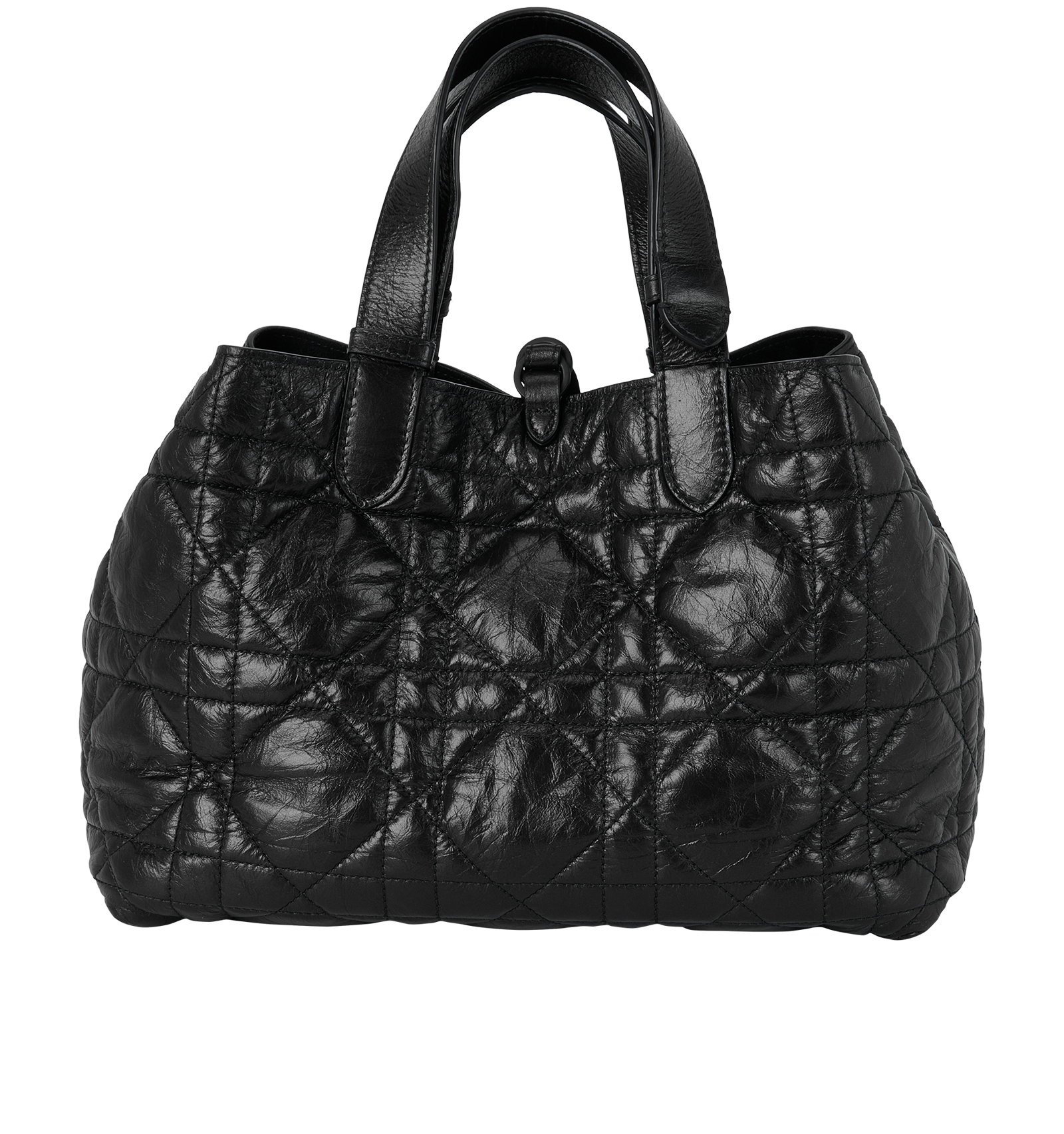 Toujours Medium Tote, &pound;1,800, Handbags, Black, Leather, Back view